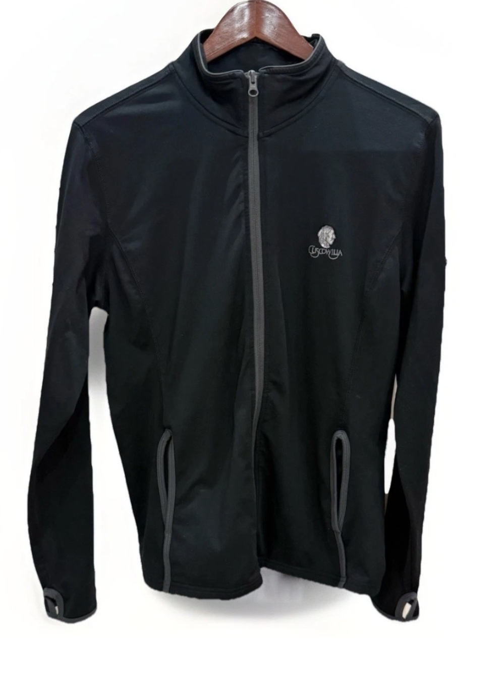 Cuscowilla Golf Resort Jacket Women’s Large Black Full Zip Athleisure